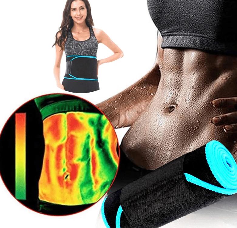 Sweat Waist Trimmer Belt – Sauna Effect Fat Burner