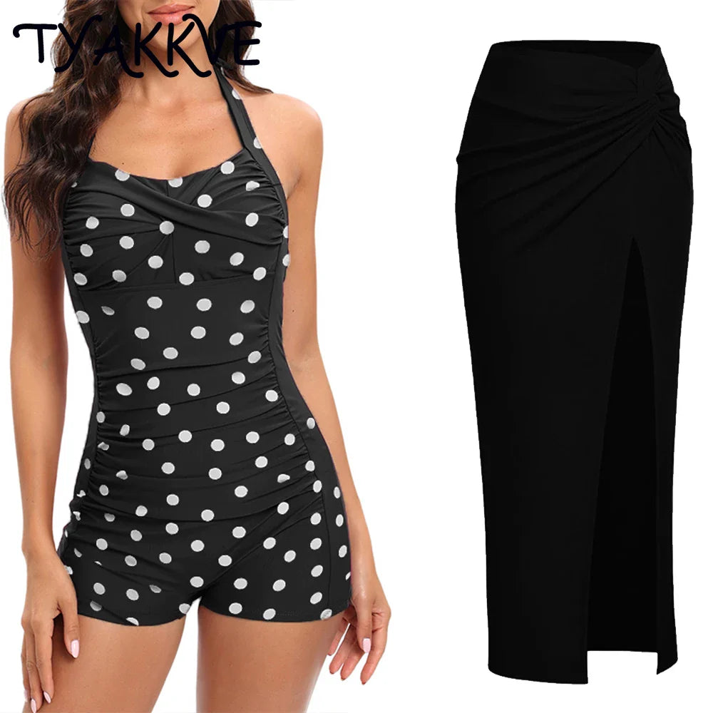 Chic Polka Dot Monokini