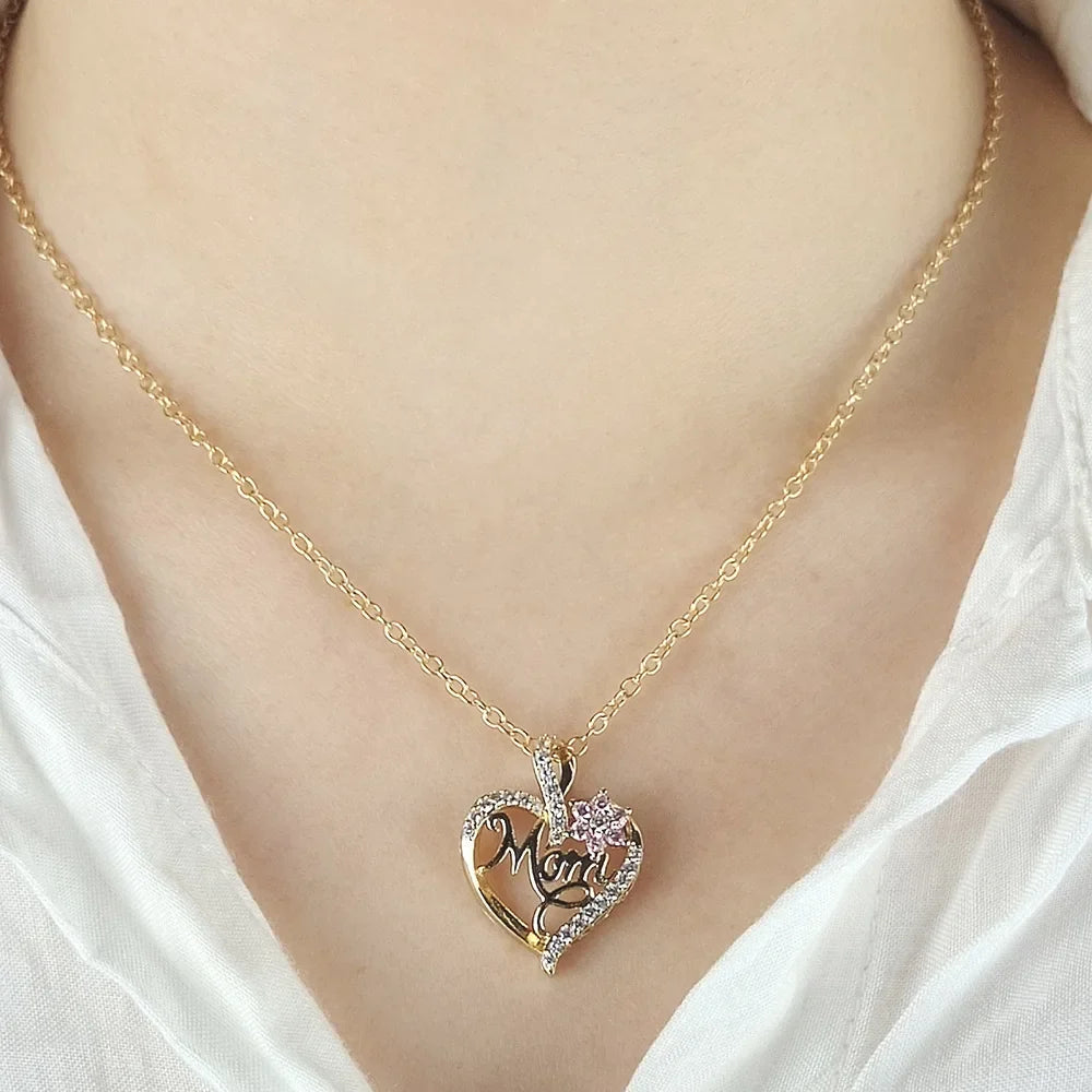 Heartfelt Mom Necklace Gift